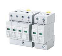 Dispositif de protection contre les surtensions basse tension SPD 2P4P 1 pièce 275 V 385 V 20 KA 40 KA 0 KA 80 KA 100 KA(2P AC275V,30-60KA)