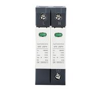 Dispositif de Protection Contre Les surtensions Bipolaire, parafoudre 600 V CC 20 kA, Montage sur Rail 35 mm, pour la Protection Contre la Foudre et l'énergie Solaire photovoltaïque.Protecteur