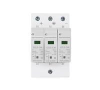 Dispositif de protection contre les surtensions CC 2P 3P 500V 600V 800V 1000V 40KA 60KA, protecteur de tension, parafoudre for systèmes photovoltaïques solaires(3P,600V 30-60KA)