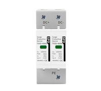 Dispositif De Protection Contre Les Surtensions CC SPD 600 V 800 V 1000 V 2P 20 KA 40 KA 60 KA Protecteur De Tension Parafoudre Photovoltaïque Solaire(DC1000V,60KA)