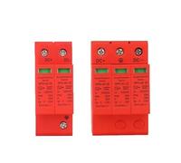 Dispositif de protection contre les surtensions DC SPD 500 V 1000 V 2P 3P 20 KA 40 KA 60 KA Protection solaire photovoltaïque Parafoudre photovoltaïque (3P, DC 1000 V)