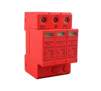 Dispositif de protection contre les surtensions DC SPD, 500V 1000V 2P 3P 20KA 40KA 60KA, protecteur de tension, parafoudre photovoltaïque solaire PV(3P,DC600V)