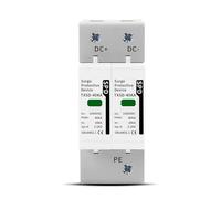 Dispositif de protection contre les surtensions DC SPD, 600V, 800V, 1000V, 2P, 20KA, 40KA, 60KA, protecteur de tension, parafoudre photovoltaïque solaire PV, 1 pièce(40KA,DC600V)