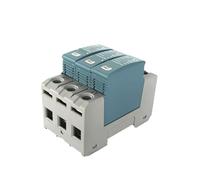 Dispositif de protection contre les surtensions de la maison, parasurtenseur for toute la maison, parafoudre SPD for la maison 2P 4P AC 220V 230V 275V 35mm Rail Din 40kA(4P)