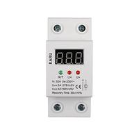 Dispositif de Protection contre les surtensions et les sous-tensions, reconnexion automatique, 32a, 40a, 50a, 63a, 220V, dispositif de Protection, relais avec voltmètre, moniteur de tension Protecteur