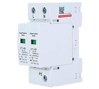 Dispositif de Protection Contre Les Surtensions, Module Arc 2P LT140 40kA, Appareils Modulaires Blancs - Protection Anti - Foudre Efficace, Installation Rail, Usage Électrique