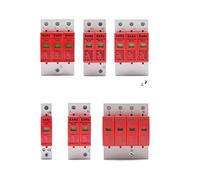 Dispositif de protection contre les surtensions, parafoudre SPD, basse tension, maison, 1/2/3/4 pôles, protection contre les surtensions CC 500 V, 800 V, 1000 V, 40 kA, 60 kA(Ac385v 20-40ka,1)