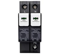 Dispositif de protection contre les surtensions sur Rail Din, AC SPD 2P 275V 385V 420V 20kA ~ 40kA, mécanisme de dégagement rapide DPS, Type bouclier enfichable(2P 275VAC,20-40kA)