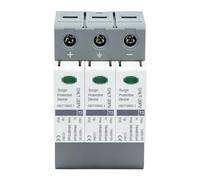 Dispositif de Protection Contre Les surtensions triphasé 600 VCC Max. 40 kA | Parafoudre basse tension à montage sur rail 35 mm pour protection contre la foudre et panneaux photovoltaïques