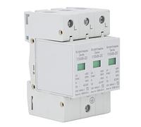 Dispositif de protection contre les surtensions triphasé, boîtier en PC ignifugé, module de protection contre les surtensions domestiques 420 V avec montage sur rail pour tableau