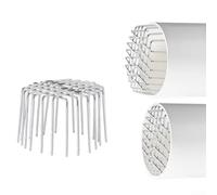 Dispositif de protection de gouttière anti-encrassement fabriqué à partir d'acier inoxydable 304 comme filtre de drainage de toit pour tuyaux de 50 mm à 200 mm (160 tubes)