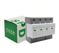 Dispositif de Protection de Puissance SPD CA 3P+N 40~80KA 60KA~100KA 385V 420V Parafoudre de Protection Domestique Protecteur Basse Tension(4P 385V AC,40-80KA)