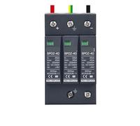 Dispositif de protection photovoltaïque DC SPD 2P/3P DC12V-1000V 20KA~40KA 1 pièce(2P 20-40KA,DC1200V)