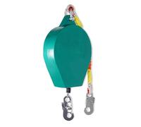 Dispositif de protection rétractable en métal avec crochet en acier - Cordon de sécurité - Câble en acier de 10 m - Capacité de charge : 150/300/500/1000 kg - Équipement de sécurité durable et fiable