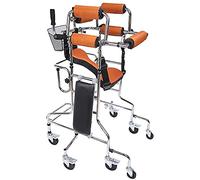 Dispositif De Rééducation Avec Cadre De Marche Verticalisateur Déambulateur Pliable À Hauteur Réglable Rollator Équipement D'entraînement For Personnes Âgées(Women)