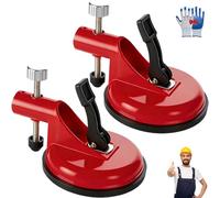 Dispositif De Réglage De Hauteur Ajustable, Outil Professionnel De Mise à Niveau Pour Plans De Travail, Outil De Correction Des Joints Sol, Pinces D'alignement Professionnelles Pour Plans(Red*2)