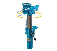 Dispositif de réglage en hauteur HEUER Lift p.mâchoires-l.140mm pivotant à 360 degrés HEUER
