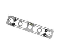 Dispositif de réglage pour tuyau de douche - Support en acier inoxydable - Design réglable - Structure robuste - Montage facile - Aide au positionnement du pommeau de douche avec fixation pour salle