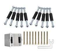 dispositif de réparation de Cassette,Kit de Réparation de Boîte Électrique,10 Ensembles de 118 Type de Réparation Boîte Électrique, Accessoires électriques Outils pour Type interrupteur prise jonction