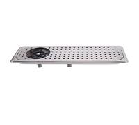 Dispositif de rinçage automatique for évier, lave-gobelet en acier inoxydable, pichet, nettoyage du verre, lavage haute pression for bar, café, bac d'égouttage, tuyau inclus