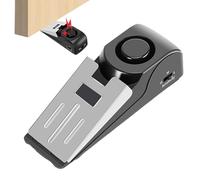 Dispositif de sécurité anti-effraction de porte - 14 x 4,5 x 3,8 cm - Avec sirène de 120 dB - Dispositif de protection d'entrée à piles pour séjours d'hôtel, appartements de vacances, bureaux