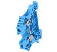 Dispositif de Serrage 32A 4mm2 800V A Guide Barre din Module 2 Bornes Bleu Vis