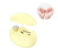 Dispositif De Soin Des Ongles Sans Fil Tondeuse Et Tampon À Double Usage Fonction De Polissage Automatique Pour Tous Les Âges Coupe-ongles ABS