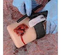 Dispositif de soins des plaies, simulateur d'hémostase pour pansements et garrots, premiers secours A