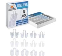 Dispositif De Soulagement Des Sinus (Lot De 12 Types Et Tailles Variés)-Une Solution Simple Pour Les Ronfleurs Nasaux-Dispositif Anti-Ronflement