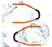 Dispositif De Stabilisation D'Échelle,Renforcé en Acier Inoxydable,Crochet de Toit Échelle | pour Atelier De Réparation, Dortoir, Appartement, Location, Salon, Camion Et Voiture