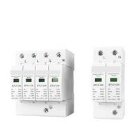 Dispositif de surtension SPD 2P AC 220V 385V 30KA 60KA, parafoudre Basse Tension Solaire PV photovoltaïque, 1 pièces(220V 30-60KA)