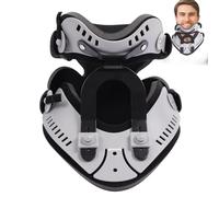 Dispositif De Traction Cervicale,Civière Cervicale Réglable,Orthèse De Soutien Cervical,Kit De Correction Par Collier Cervical, Correcteur De Posture Cervicale Fixe,6 Niveaux De Hauteur RéGlables