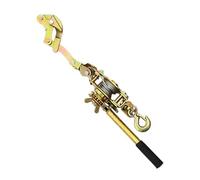 Dispositif de traction de câble : outil de tension à double crochet, treuil de câble haute résistance | Appareil de sécurité pour ferme en plein air pour l'agriculture industrielle, équipement