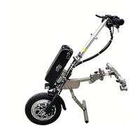 Dispositif de Traction Électrique Universel pour Fauteuil Roulant, Kit de Conversion Professionnel 500W, Batterie 17Ah (70km), Compatible avec Châssis Fixe et Pliant (Style A/B), 35km/h(A)