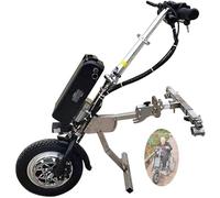 Dispositif de traction pour fauteuil roulant, accessoire pour vélo à main électrique 500 W, kit de conversion électrique pour thérapie de rééducation, 3 vitesses, avec éclairage avant et