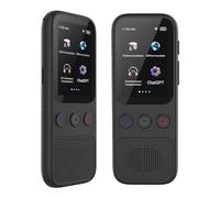 Dispositif de traducteur de langue : outil instantané de traduction vocale à deux voies pour voyage, traducteur de poche intelligent | Support de conversation en temps réel, WiFi et modes fuer