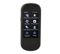 Dispositif de traducteur linguistique, 3,1 Pouces HD Touch Sn 138 Langues Oline Translation Photo 1200mAh Traducteur de Langue en Temps réel Aqiong