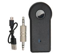Dispositif de transmission audio sans fil Bluetooth 5.3, kit mains libres, adaptateur auxiliaire pour autoradio/chaîne hi-fi, compatible avec iPhone