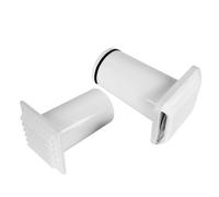 Dispositif de ventilation mural avec fonctionnement sans bruit, design économe en énergie, filtre amovible en maille pour joint d'aération domestique