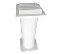 Dispositif de ventilation mural avec fonctionnement sans bruit, design économe en énergie, filtre amovible pour mur domestique