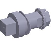 Dispositif de verouillage carré 7 mm Fibox 8120861 1 pc(s)