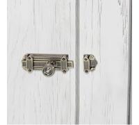 Dispositif de verrouillage de porte élégant en alliage de zinc, complément parfait à votre configuration de sécurité domestique (17,8 cm)