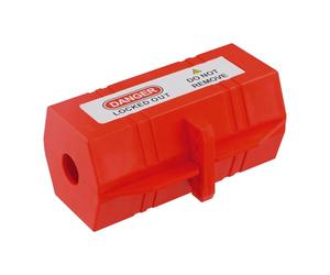 Dispositif de Verrouillage de Prise Rouge, Lockout Tagout, Boîte de Verrouillage de Prise, Dispositif de Consignation pour Prises Électriques (L)