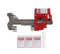 Dispositif de verrouillage de robinet à boisseau sphérique, verrouillage en aluminium et acier, compatible avec les valves de DN8 à DN100 - Poignées de valve sûres, sécurité industrielle et isolation
