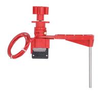 Dispositif de verrouillage de valve universel | Variété et serrure à bille avec bras de blocage | Verrouillage de sécurité industrielle pour poignées/leviers/roues | Nylon et acier