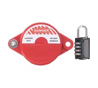 Dispositif de Verrouillage de vanne à vanne avec Verrouillage à Code |Serrure de Robinet en ABS pour poignées de Valve de 1 à 2 1/2 Pouces |Verrouillage sécurisé des vannes pour