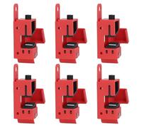 Dispositif de Verrouillage du Disjoncteur de Circuit 6PCS, Pilarie de Verrouillage Standard du Bundle de Circuit de Circuit, Serrez le Kit de Lock-out pour la Station LOTO