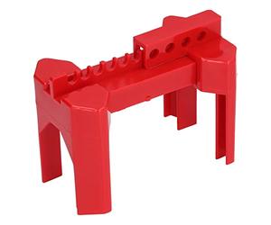 Dispositif de Verrouillage pour Vanne à Boisseau, Ajustable DN8 - DN50, Polypropylène Résistant - Sécurité Industrielle Anti - corrosion et Anti - impact pour Sites Pétroliers et