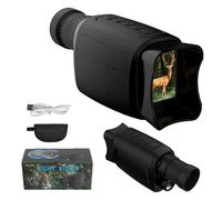 Dispositif de Vision nocturne monoculaire, Zoom numérique 16X, caméra infrarouge HD 1080P, télescope de chasse, recherche extérieure, obscurité complète 300m With 32GB card