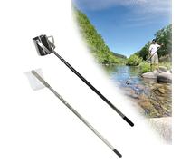 Dispositif D'échantillonnage De La Qualité De L'eau - Poteau Télescopique Avec Louche D'échantillonnage À Bécher Pendulaire De 500 Ml/1000 Ml, For Rivières(Stainless Steel 1000ml,1.43-6m)